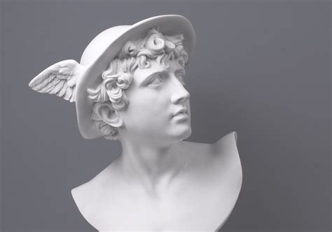 hermes statue face